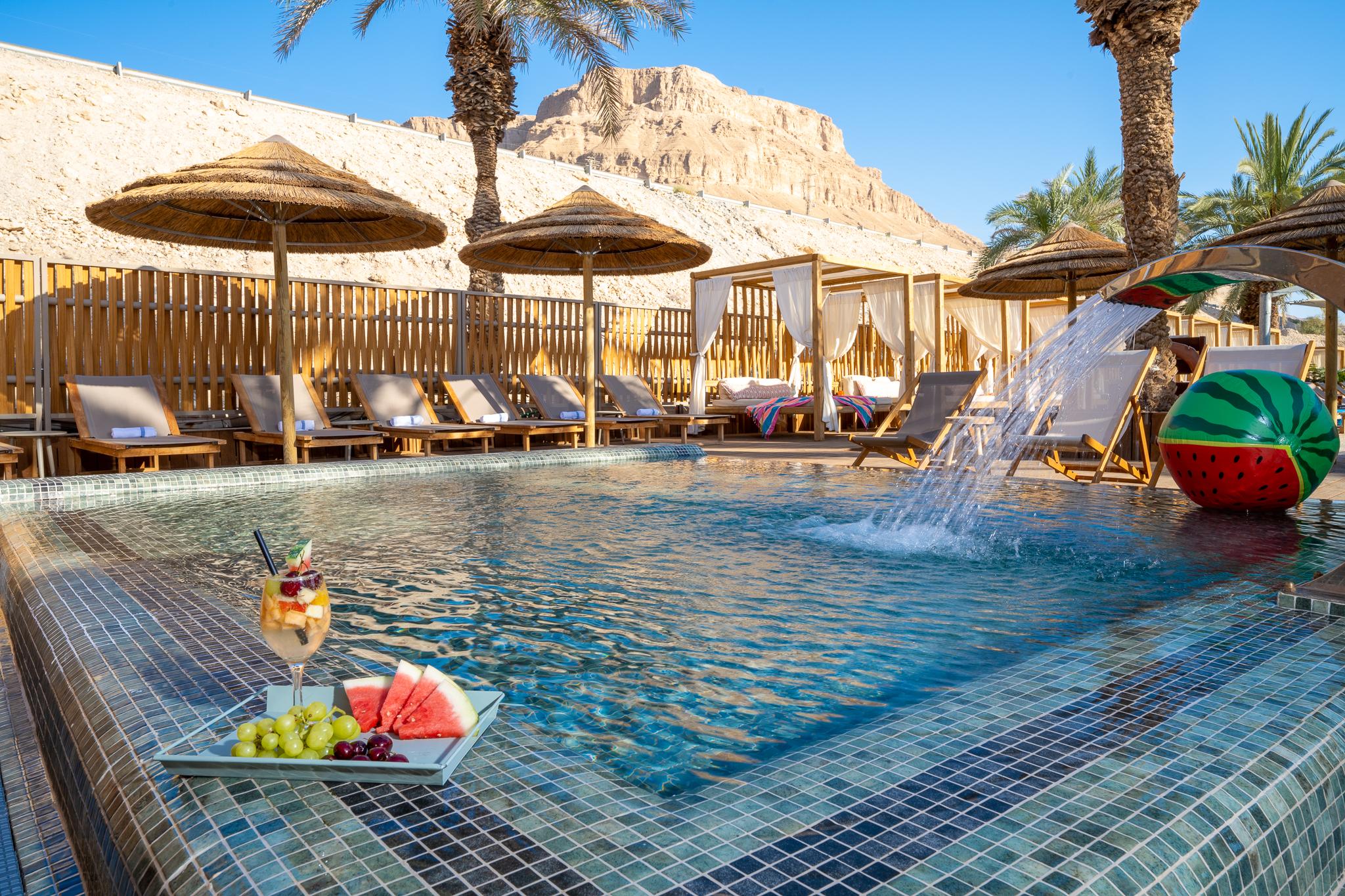 Oasis Spa Club Dead Sea Hotel - 18 Years Plus Ein Bokek Exterior foto